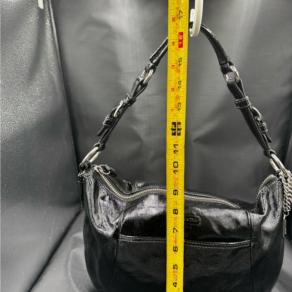 Coach Black Patent Leather Soho Shoulder Bag - Picture 6 of 13